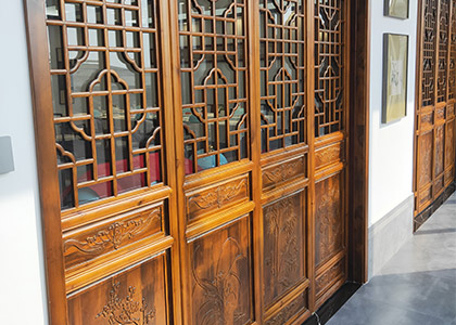 新中式雕花木門(mén)榫卯結(jié)構(gòu)設(shè)計(jì)結(jié)實(shí)耐用